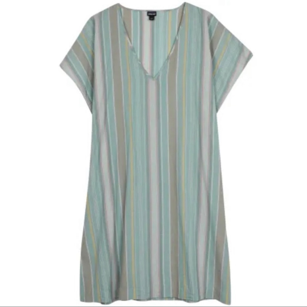 Women’s Patagonia Blue Striped Lightweight A/C® Cover-Up Top Size Small